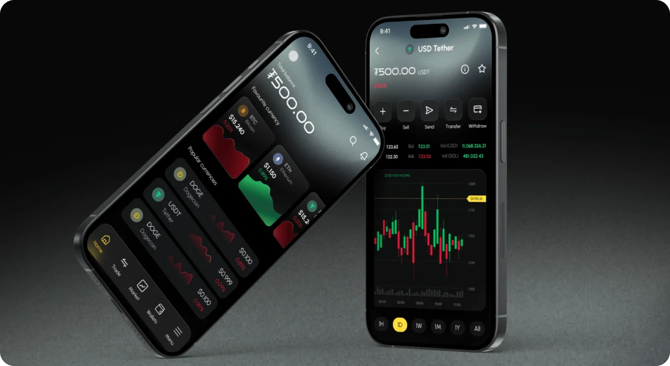 Crypto trading App